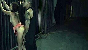 Burglar Dominates Glasses Lady Roughly