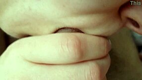 i get a really close view of huge cum