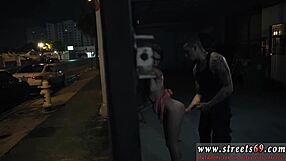 Burglar Dominates Glasses Lady Roughly