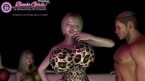 Big boobs girls perform sex dance in project set 7!