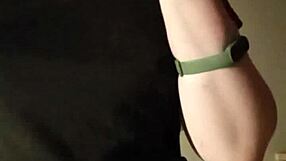 Amateur KINKY wedgie STRIPTEASE with clothes ripped