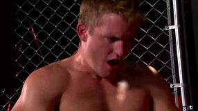 Horny gay mounts jock's tight butthole