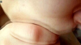 i get a really close view of huge cum