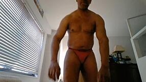 Rodney Rabbit's Vibrating Toy Teasing Hard Cock Solo