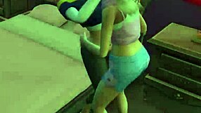 Hey, watch this lesbian couple get steamy in hot 3D animations