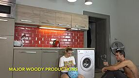 Blonde Babe Nesty Reveals Ass In Bts Delight