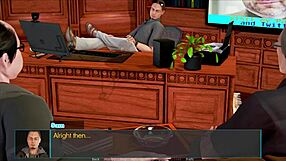 This anime hentai game features intense bondage and masturbation.