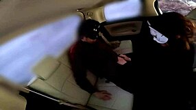 Two people engage in early morning car intimacy