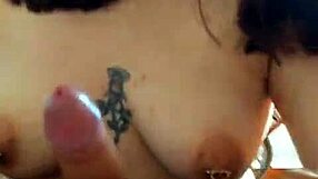 my step sister maria assists me in a private moment