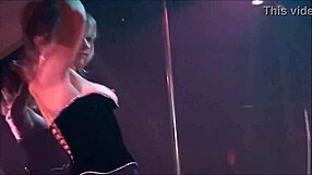 Shayla Laveaux's Passionate Striptease on Stage