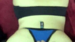 Feeling overwhelmed with ecstasy as he pounds me deep, overflowing my ass with cum in stockings