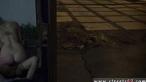 Teen endures rough bondage orgasm with sock scent.