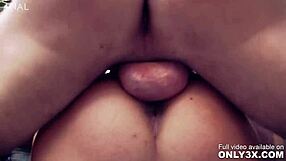 alexis and claudia share a threesome moment