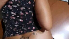 Stepmother caught washing dishes gets fucked hard on the kitchen chair by her stepson