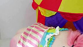 Peculiar chick endures deepthroat and anal in ass hole madhouse