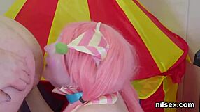 Peculiar chick endures deepthroat and anal in ass hole madhouse