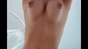 I'm fucking my tight teen pussy in the shower right now.