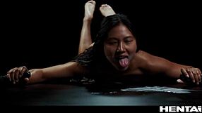 एलियंस ने हॉट चिक्स को रियल हेंटाई संकलन में क्रीमपाई किया