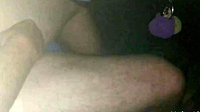 young woman gives handjob on public road outdoor