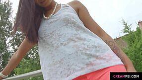 Myra Lyon Craves Intense Group Facial Cumshot Action