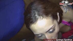 Cute German Amateur Teen Meets And Fucks In Car POV. Petite European Student Gets Rough Action.