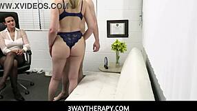 Wow! 3WayTherapy Slippe Penny Barber, Lilly James, Franco Styles Løs I Vild Action!