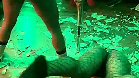 girl shakes her body in fun dance moves