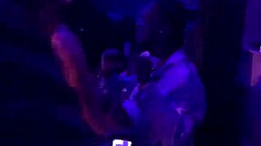 girl shakes her body in fun dance moves