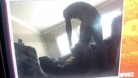 feels so wild seeing this girl ride on couch