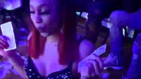 girl shakes her body in fun dance moves