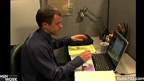 Tattooed Gay Men Engage in Intense Sucking, Anal Fucking, and Cum-Filled Assfucking in Office Setting