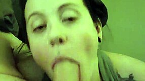 Hot Wife DEEPTHROATING Fat Cock on BED