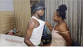 Enteada adora pauzão negro e cavalga bunda curvilínea na cowgirl apertada