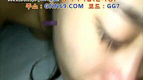 Kecantikan Korea dibersihkan boyfriend dalam sesi steamy