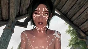 Skyrim Slut Rides Cheating Husband's Big Ass in Intense Cowgirl Fucking