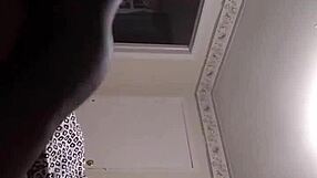 ebony wife gives husband blowjob and ass