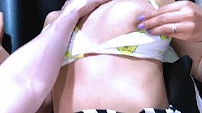 her intense orgasm in tight missionary left her trembling after school