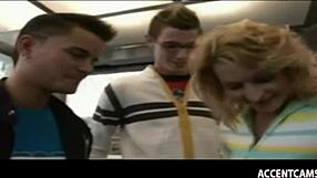 Busty MILF Threesome with Monster Cocks