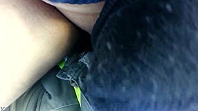 i give intense blowjob in car during work, feeling so aroused