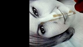 Hungarian milf delivers homemade facial cumshot