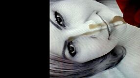 Hungarian milf delivers homemade facial cumshot