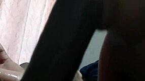 Old Amateur Sucks Big Black Cock to Cumshot