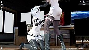 Anime hentai features explicit sex scenes with characters