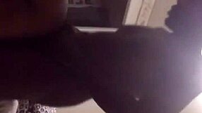 ebony wife gives husband blowjob and ass