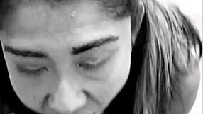 Bold Latina Bunny Delivers Intense Facial Cumshot