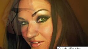 kendall's bold nude tease and masturbation