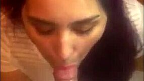 she gives a super blowjob with cumshot