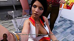 Анна волнующая нежность 6: сиськи мелькают перед парнем в 3D хентае