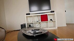 How does petite Megan Sage handle a huge hard dick banging her?