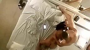 Enjoying a very delicious oral moment